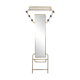 Porte manteau doré années 60