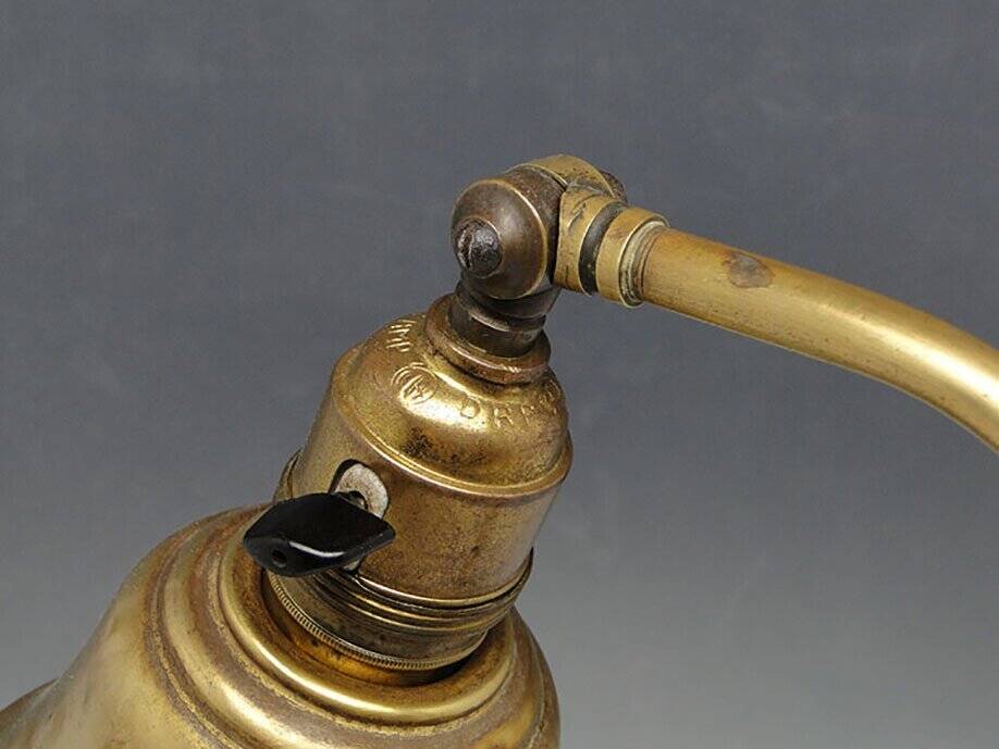 20th century art nouveau bedside table lamp, 1890s
