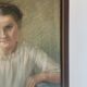 Painting "Portrait of a girl", 1950s