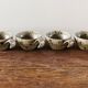 Set of 4 pyrite stoneware mugs