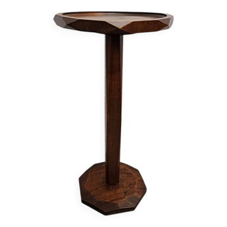 Vintage French Wooden Plant Table, 1970s