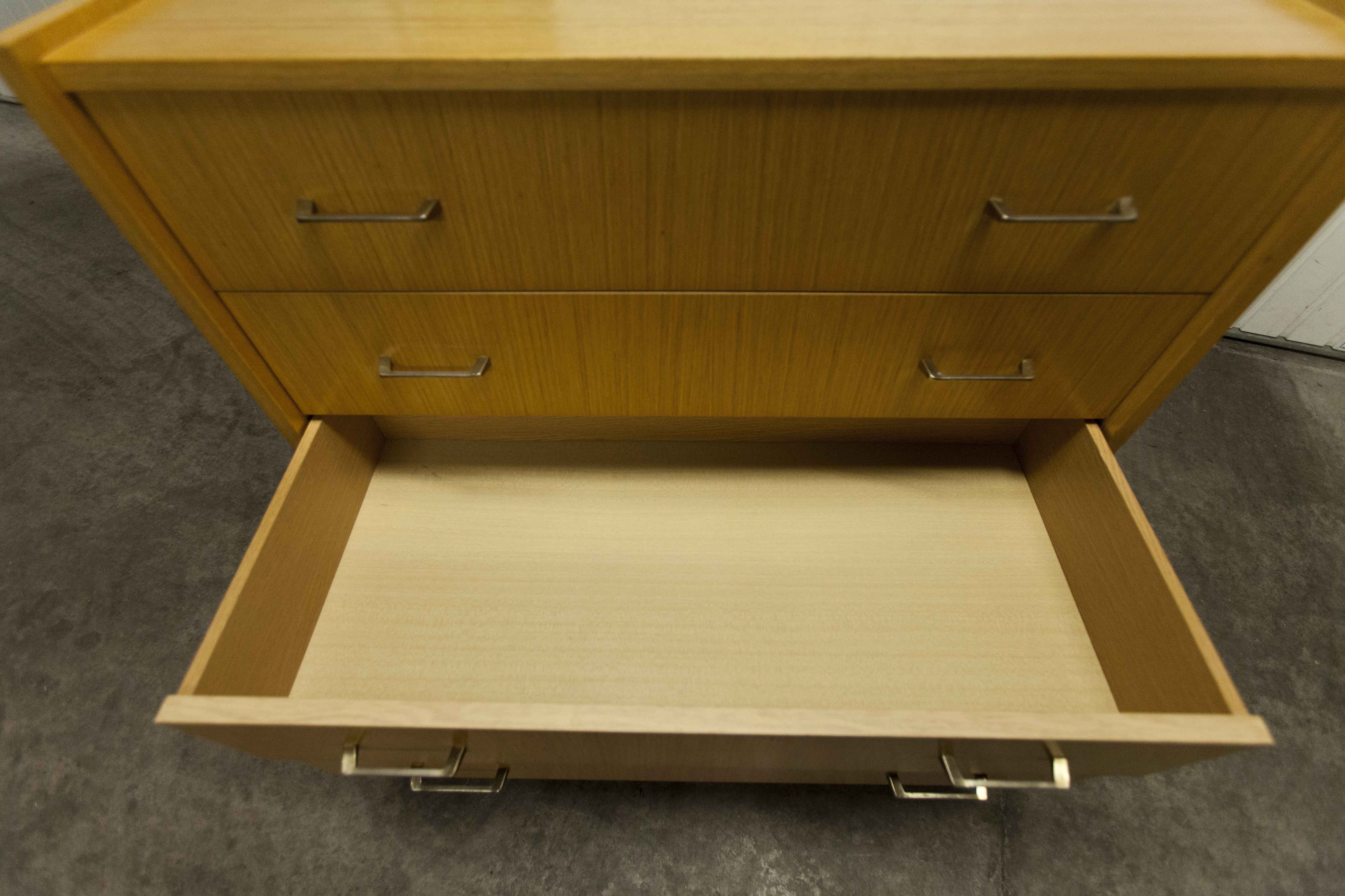 Commode scandinave  4 tiroirs 1990 couleur miel