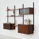 PS System rosewood bookcase, Danish design, 1960s, manufactured by Randers