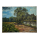 Landscape signed Roussel 20th century