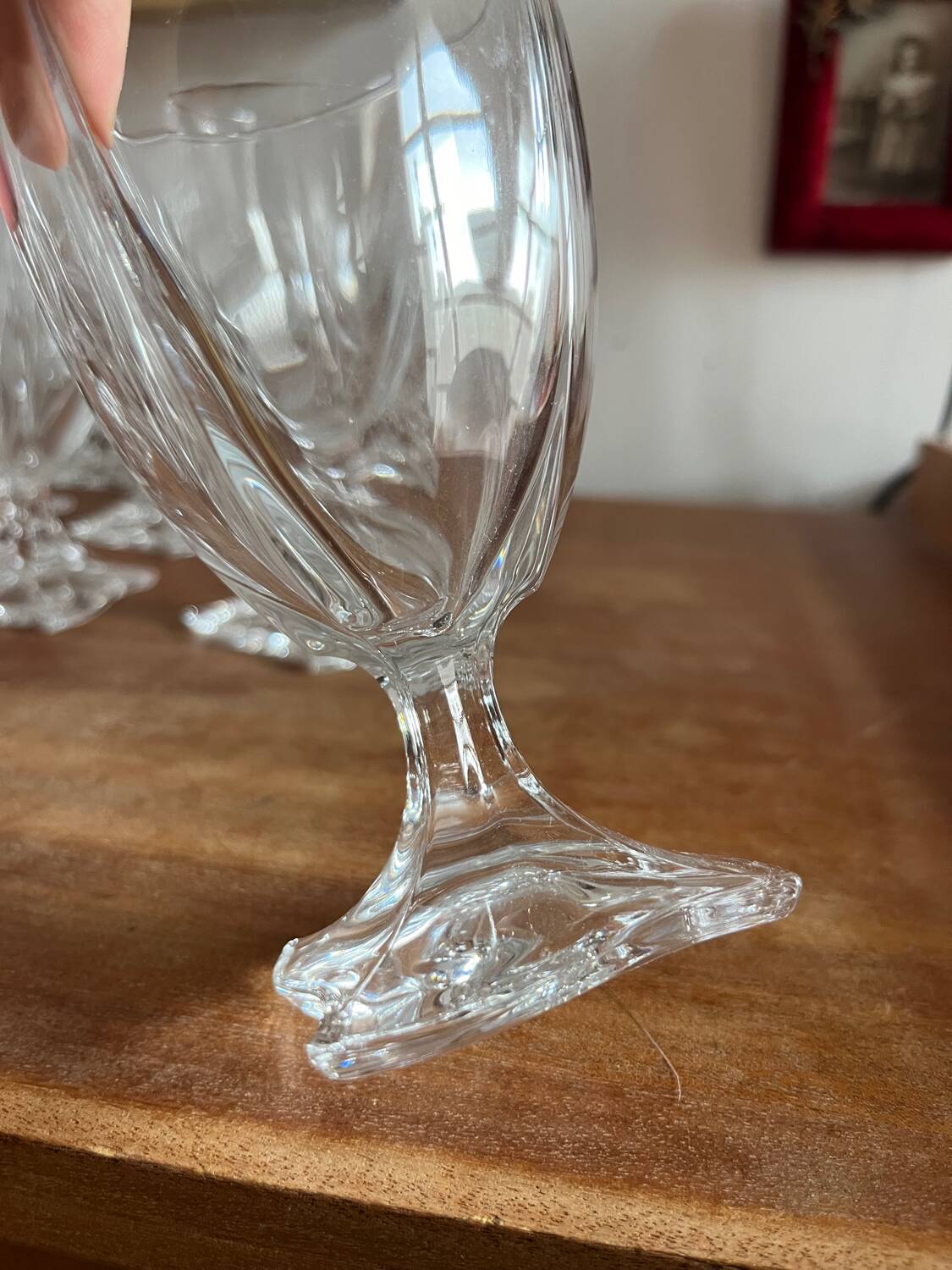Service verres vintage