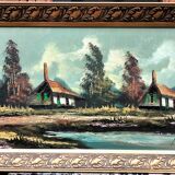 Oil of the twentieth century signed Mollin