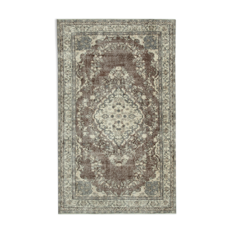 Tapis Beige Anatolien Unique tissé à la main 168 cm x 276 cm - 25023