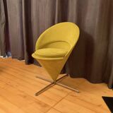 Chaise conique, modèle K1, conçue par Verner Panton, Plus-Linje, Danemark, années 1950