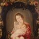 17th century Flemish oil on panel painting, Madonna and Child