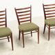 Set of four Danish dining chairs