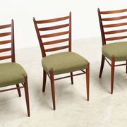 Ensemble de quatre chaises de salle à manger danoises