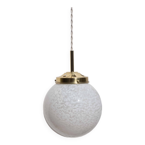 Suspension boule en verre - clichy