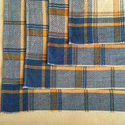 4 blue bistro napkins 50 x 47