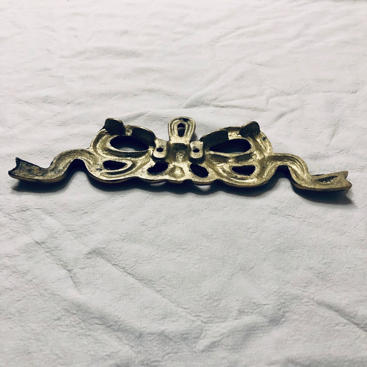 Fronton old "knot" in brass