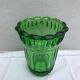 Former Vase ART DECO Style AVEN Glass Green Mold Vintage Decoration
