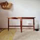 Petite table basse / Bout de canapé géométrique années 50-60