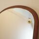 Mirror in a wooden frame, Danish design, 1980s, made in Denmark
