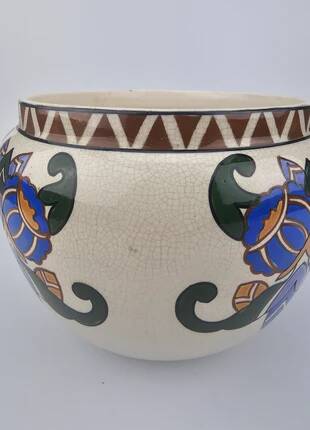 Belgian Art Deco vase cache-pot AMC
