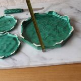 Digoin slushie trivet/bottle and cheese knife set