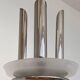 Large Very Rare Bauhaus / Functionalism / Art Deco Chrome Chandelier, 1930s