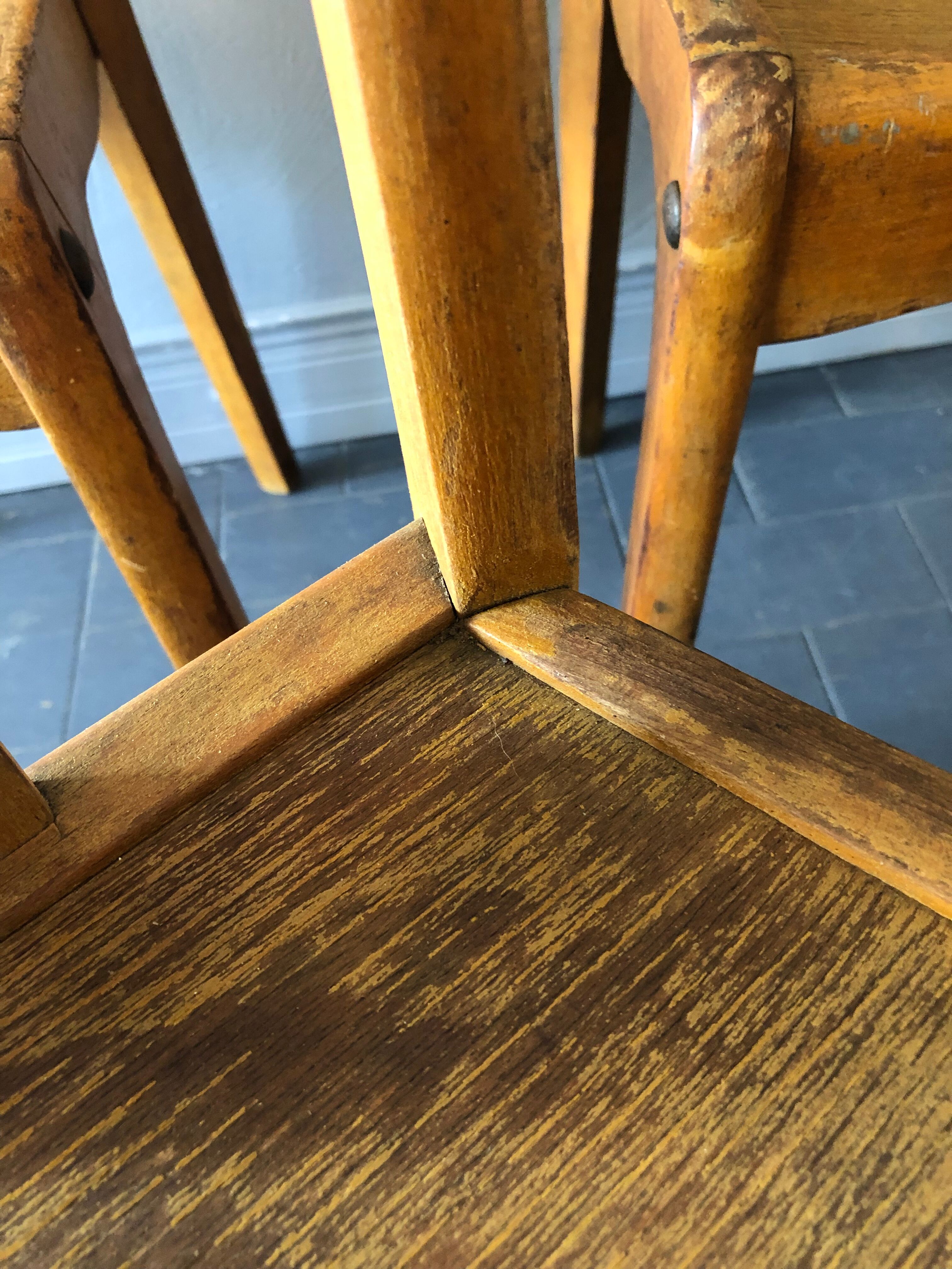 3 vintage Stella bistro chairs