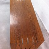 Coffee table console veneer wood palm