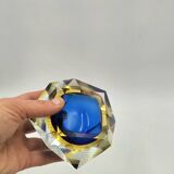 Cendrier sommerso en verre de murano