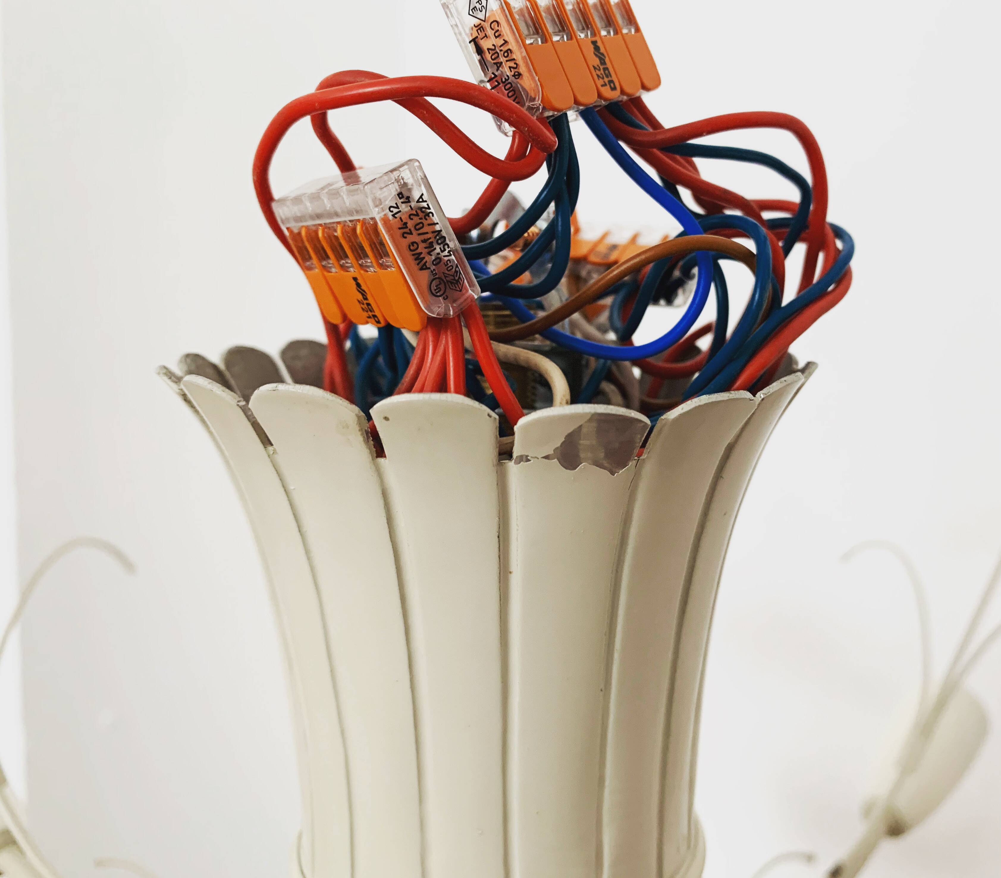 Lustre Flush en Verre Cristal par Vereinigte Werkstätten Munich