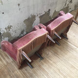 Armchairs pink captionne toad