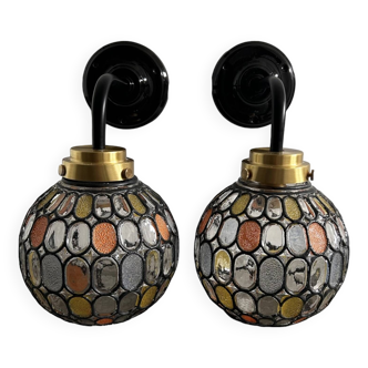 Pair of vintage wall lights