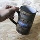 Roland Moreau enameled ceramic pitcher