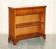 Open dwarf library in walnut by Jan Smith Furniture