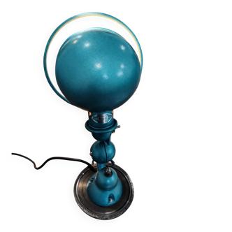 Green Jielde workshop lamp.