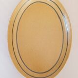 Plat ovale Sarreguemines "Chaumière"