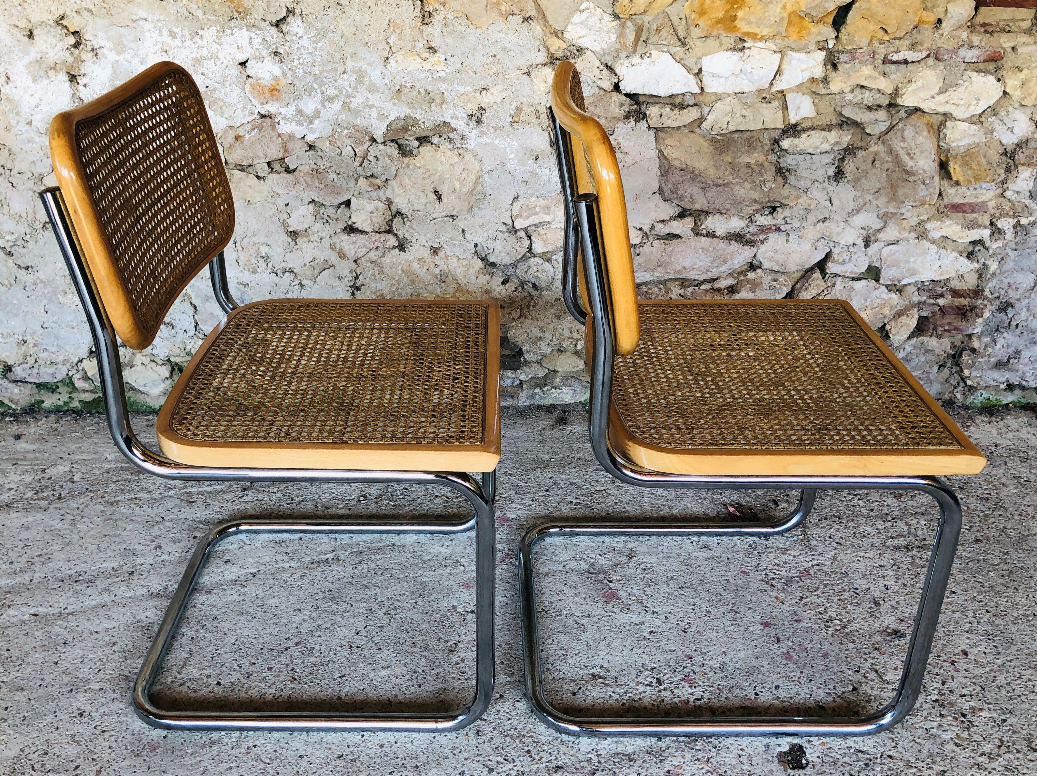 Paire de chaises B32, par Marcel Brauer années 70/80