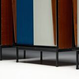 Modernist wardrobes by Willy Van Der Meeren for Tubax, Belgium, 1950s