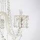 Prism chandelier - Five glass arms - Electric - c. 1890