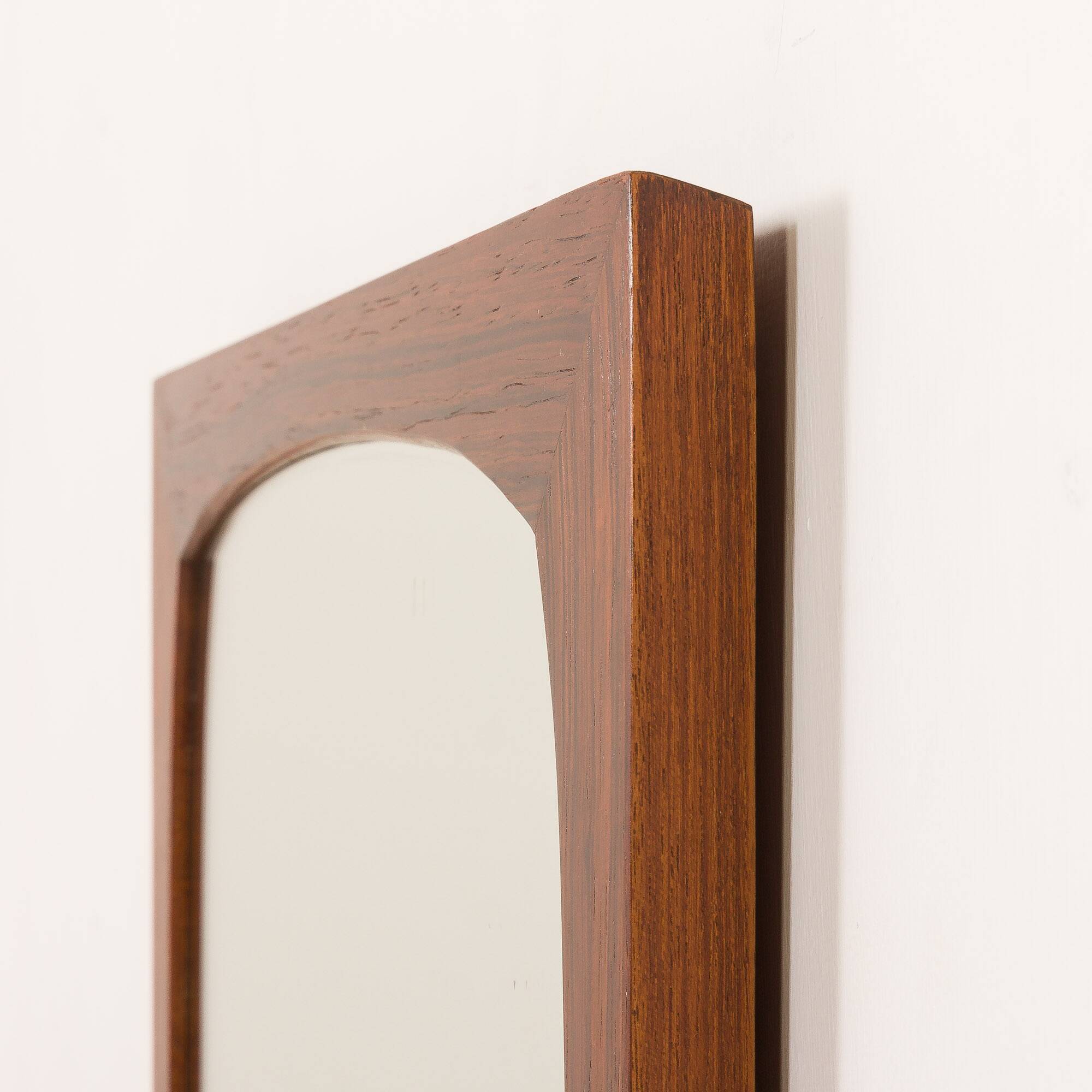 Danish rosewood full size mirror attr. to Aksel Kjersgaard, 1960s
