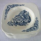 11 Terre de Fer Clairefontaine Renaissance 19th Century Plates