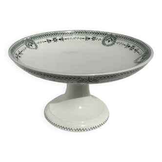 Terre de Fer Digoin dark green standing bowl