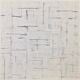 Minimalist monochrome abstract painting white