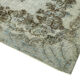 Hand-knotted vintage turkish 1980s 176 cm x 284 cm blue rug