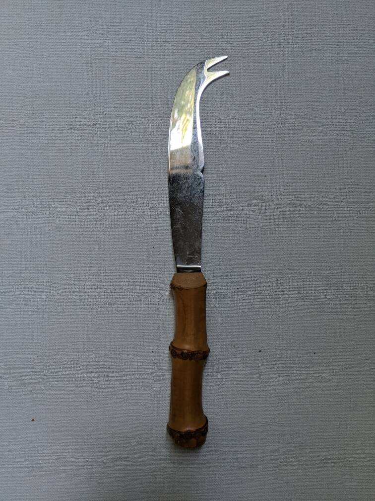 Couteau à fromage en bambou décoration campagne bohème