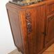 Buffet bas Art Déco chêne et marbre