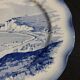Sarreguemines earthenware plate with Marine decor late 19th century early 20th century