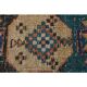 1970s vintage Turkish Oushak handmade wool cotton orange runner rug 80x320