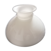Globe opaline abat jour de lustre suspension lampe