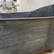 Baignoire en zinc socle bois XIXème siècle