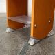 Etagère postmoderne en bois, métal et plastique de Ezech, années 1980