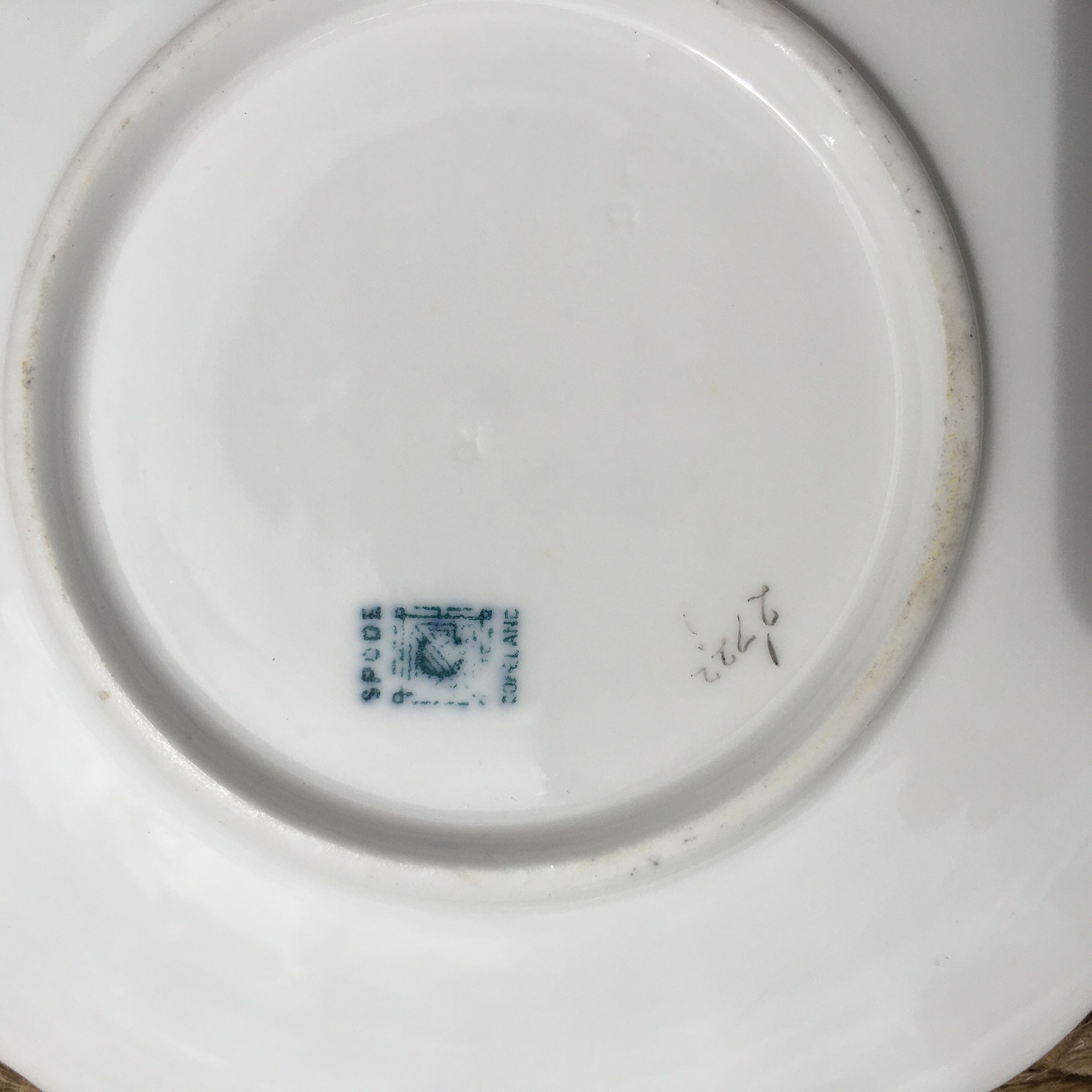 19th century English porcelain tea service